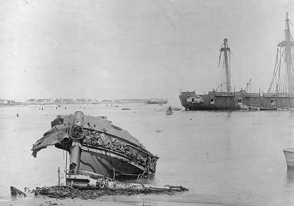 wrecked german ships